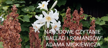 Narodowe Czytanie ''Ballad i Romansów'' Adama Mickiewicza