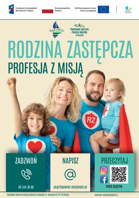 Kampania społeczna Rodzina zastępcza - profesja z misją